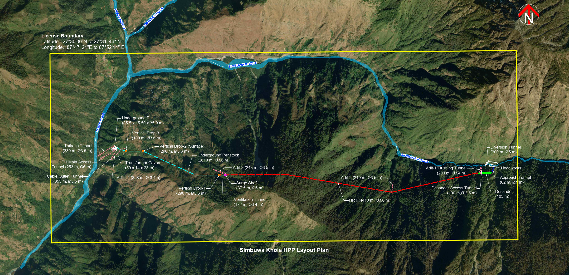 Simbuwa Khola Hydroelectric Project (70.3 MW)